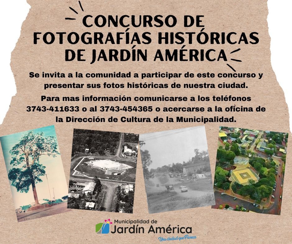 ¡Concurso de Fotografía Histórica de Jardín América!