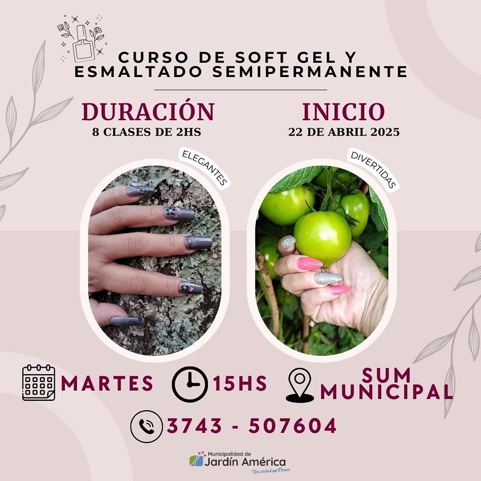 ¡Nuevo curso de Soft Gel y Esmaltado Semipermanente!