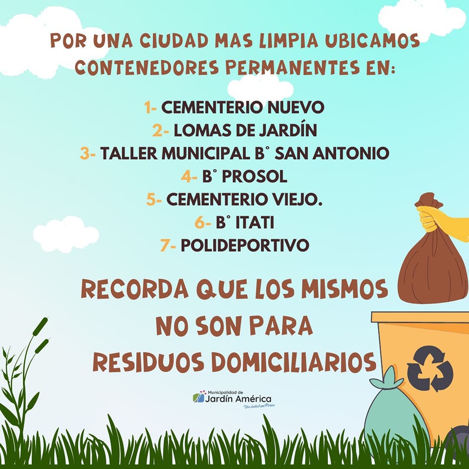 En busca de un entorno más limpio y ordenado, se han instalado contenedores permanentes en puntos estratégicos de la ciudad