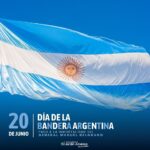 Hoy flamea en lo más alto nuestro orgullo celeste y blanco