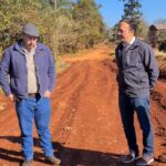 El equipo de Obras Públicas realizó tareas de mantenimiento y mejora en caminos rurales
