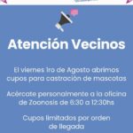 ¡Atención vecinos y vecinas!