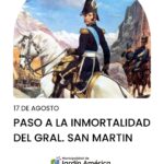 Hoy recordamos al Padre de la Patria, héroe incansable de la independencia sudamericana y ejemplo eterno de valentía, liderazgo y amor por la libertad