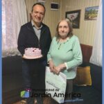 En su cumpleaños número 93, la vecina Mariana Kurrle recibió la visita del Intendente César Araujo