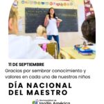 ¡Feliz Día del Maestro!