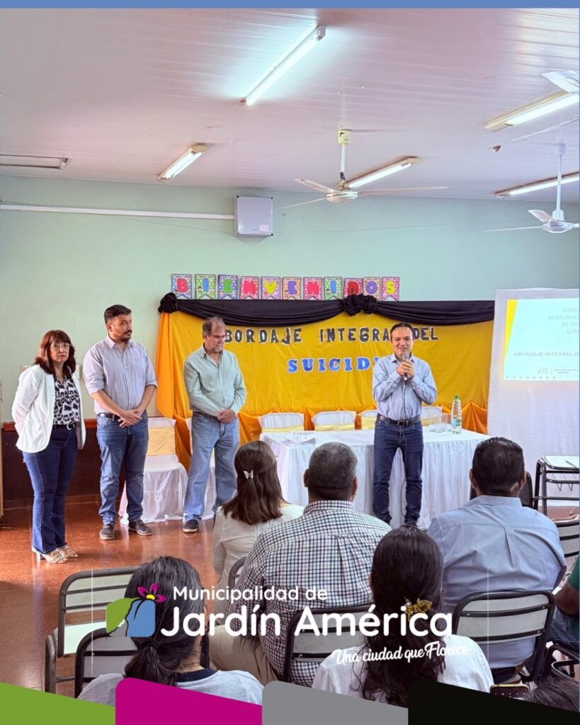 Se llevó adelante la segunda etapa de la capacitación en Abordaje Integral del Suicidio para referentes del municipio de Jardín América