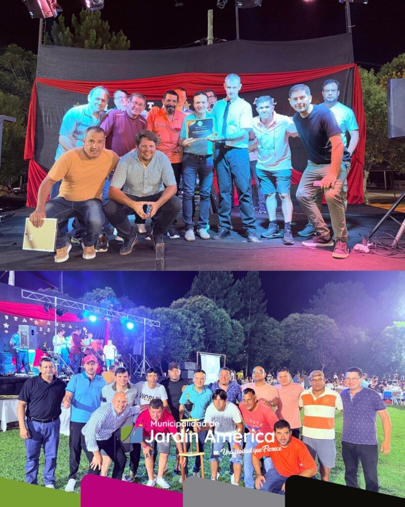 Participamos de la Segunda Cena de Premiación organizada por la Asociación Civil de Fútbol de Veteranos Jardín América, un encuentro que reunió a los equipos de las distintas categorías