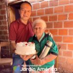 Hoy, 24 de diciembre, en Colonia Oasis, pasé a saludar a Doña Natividad Benítez, quien celebró sus 89 años de vida