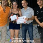 Participamos de la entrega de certificados a los alumnos del Taller Municipal Jardín Misionero, a cargo del profesor Andrés Álvarez