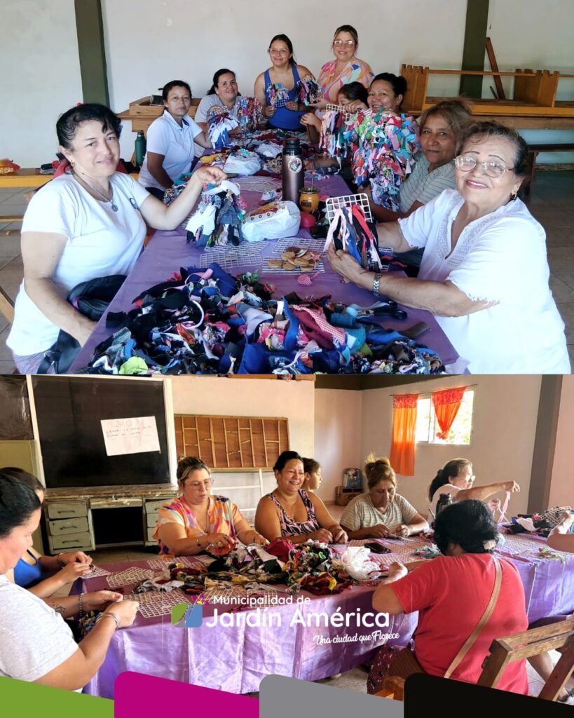 Se dio inicio al Taller Artesanal “MIS MANOS CREAN”, una propuesta creativa para confeccionar alfombritas con material reutilizable, promoviendo el reciclaje y el trabajo manual