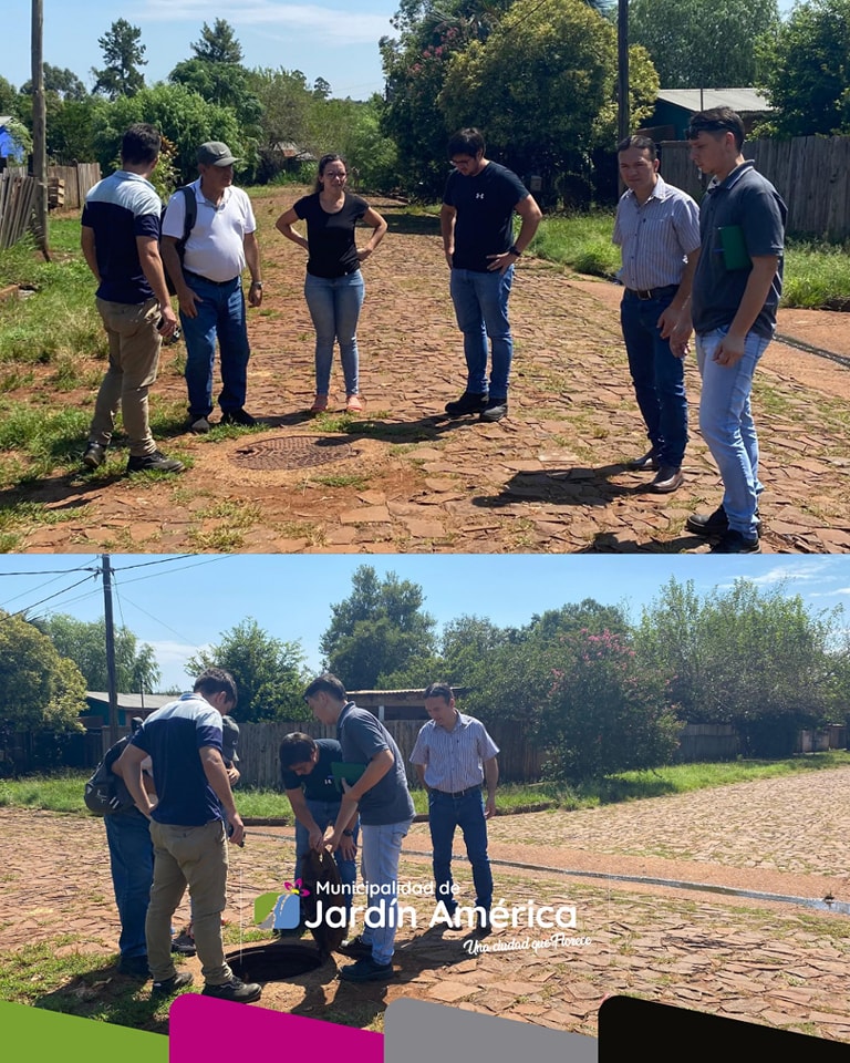 Hoy visitamos el barrio Capilla junto al equipo técnico de la Unidad Ejecutora Provincial, con el objetivo de evaluar una posible solución a la red cloacal del barrio, una demanda importante de nuestros vecinos