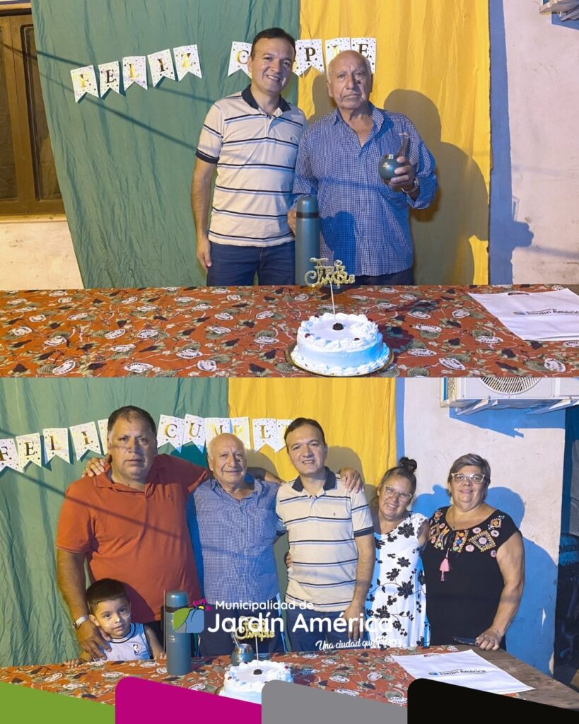 Compartimos un momento muy especial junto a Don Cristino “Cambá” Silvero, quien celebró sus 85 años rodeado del cariño de su familia y seres queridos