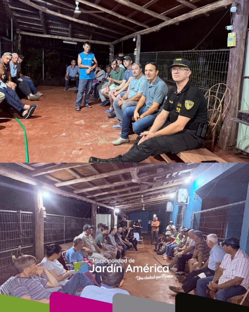 Junto al Jefe de la Unidad Regional IX de Policía y su personal, nos reunimos en la colonia con vecinos y productores de Primavera, Sol de Mayo y Las Quinientas, en un encuentro destinado a escuchar de primera mano las inquietudes vinculadas a la seguridad en la zona