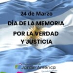 En este 24 de marzo, Día de la Memoria por la Verdad y la Justicia en Argentina, recordamos a las víctimas de la última dictadura militar y renovamos el compromiso colectivo de mantener viva la memoria de nuestra historia