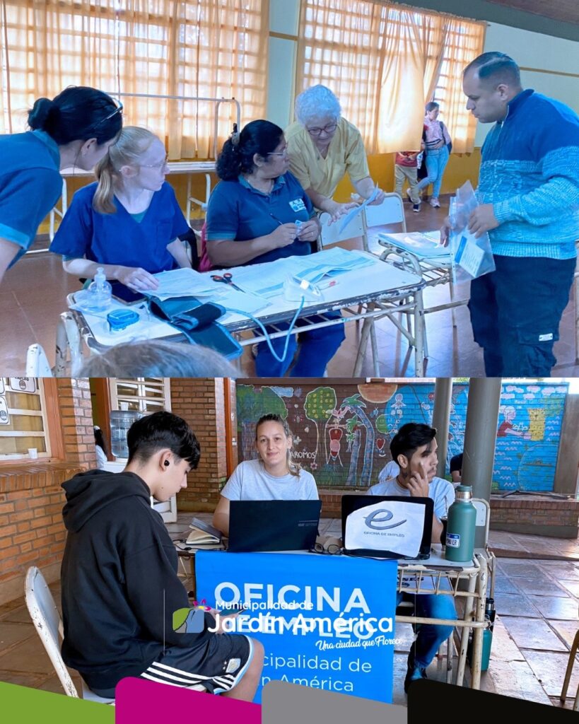 Llegamos al Barrio Lomas de Jardín con una nueva jornada de “La Muni en tu Barrio”, acercando servicios a la comunidad.