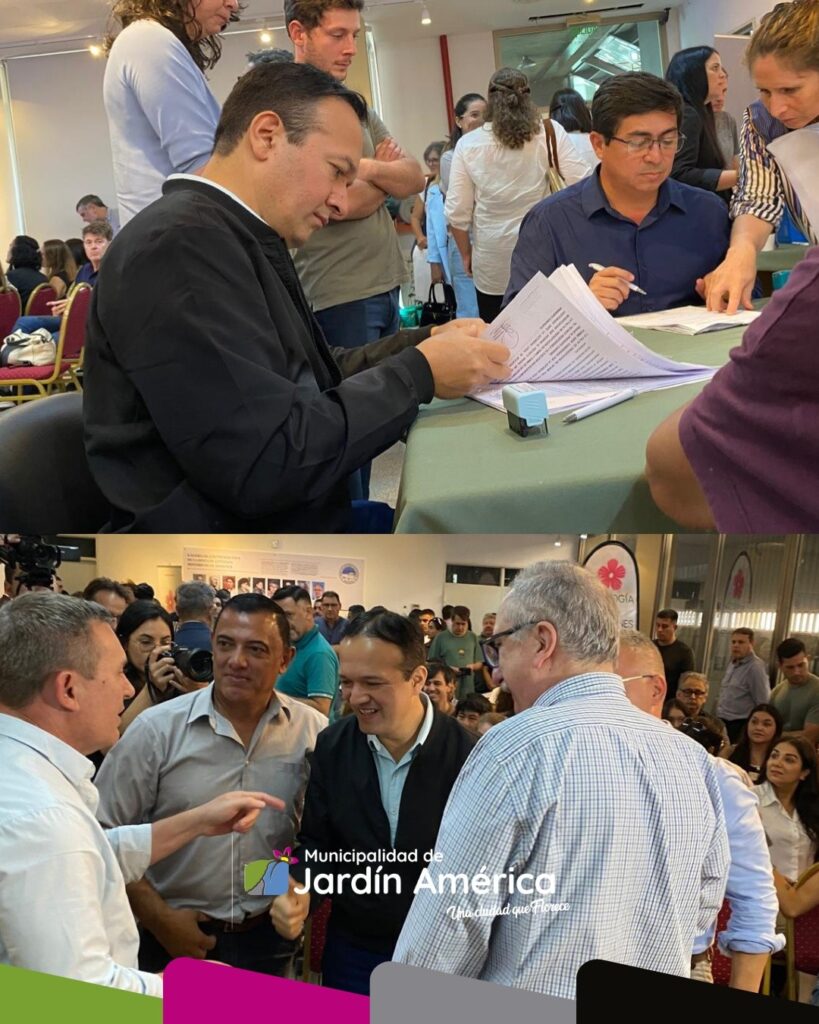 Hoy firmamos un convenio con el Ministerio de Ecología y RNR para la recepción de fondos provenientes de la Ley de Bosques N.º 26.331
