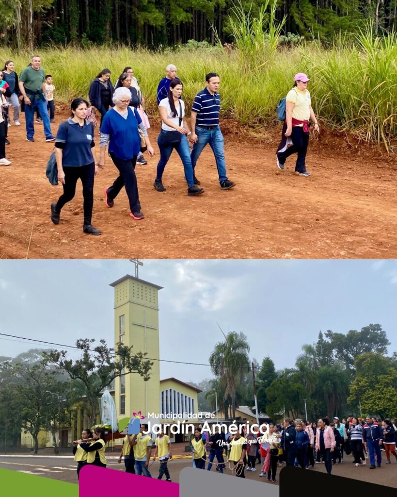 Compartimos una jornada de profunda fe y comunión acompañando la peregrinación hacia la Capilla Virgen de Fátima en Colonia Oasis, en el marco de la Fiesta Patronal