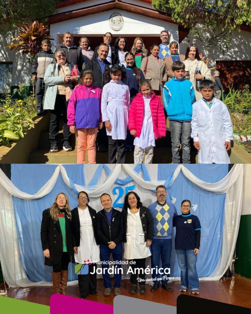 Con fervor patriótico, Colonia Primavera celebró un nuevo aniversario de la Revolución de Mayo junto a la comunidad educativa de la Escuela N° 465 Dir. Laura Vergara y la UGL 3112