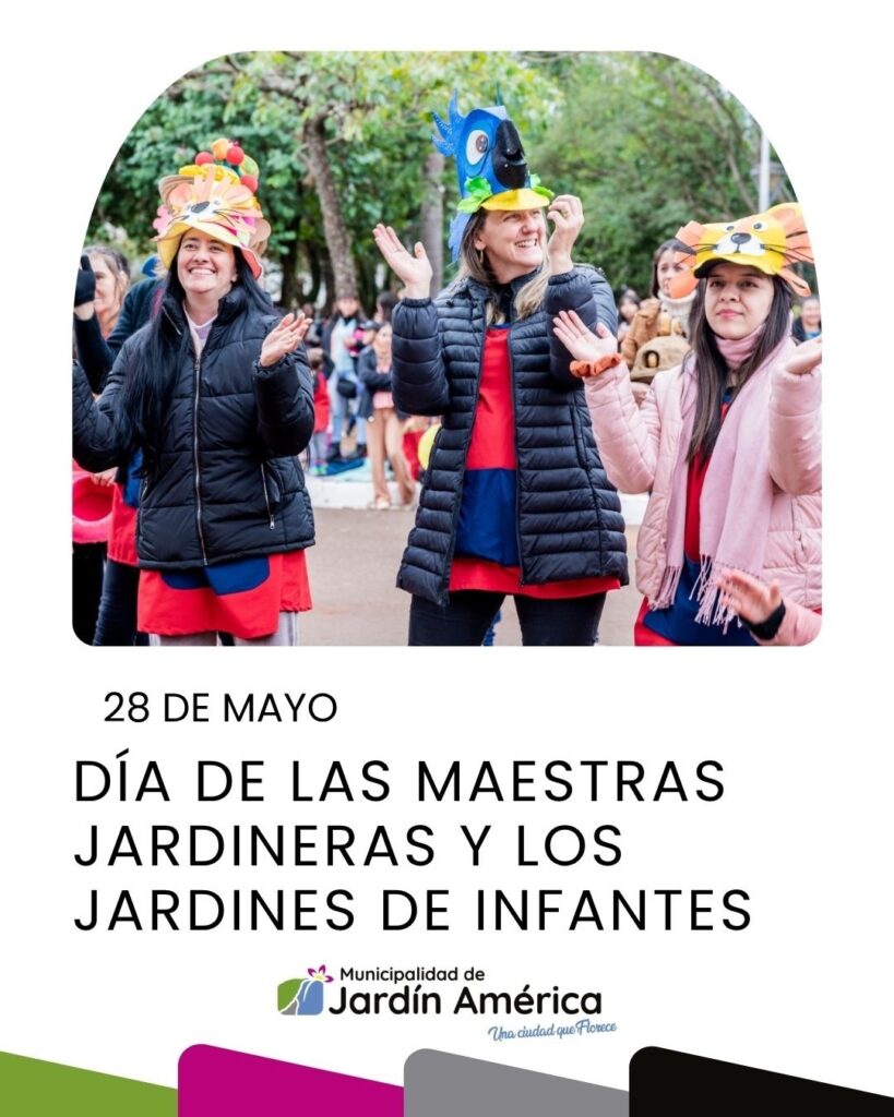 Hoy celebramos el Día de las Maestras Jardineras y de los Jardines de Infantes, una fecha especial para reconocer a quienes acompañan con amor, paciencia y dedicación los primeros pasos de la infan