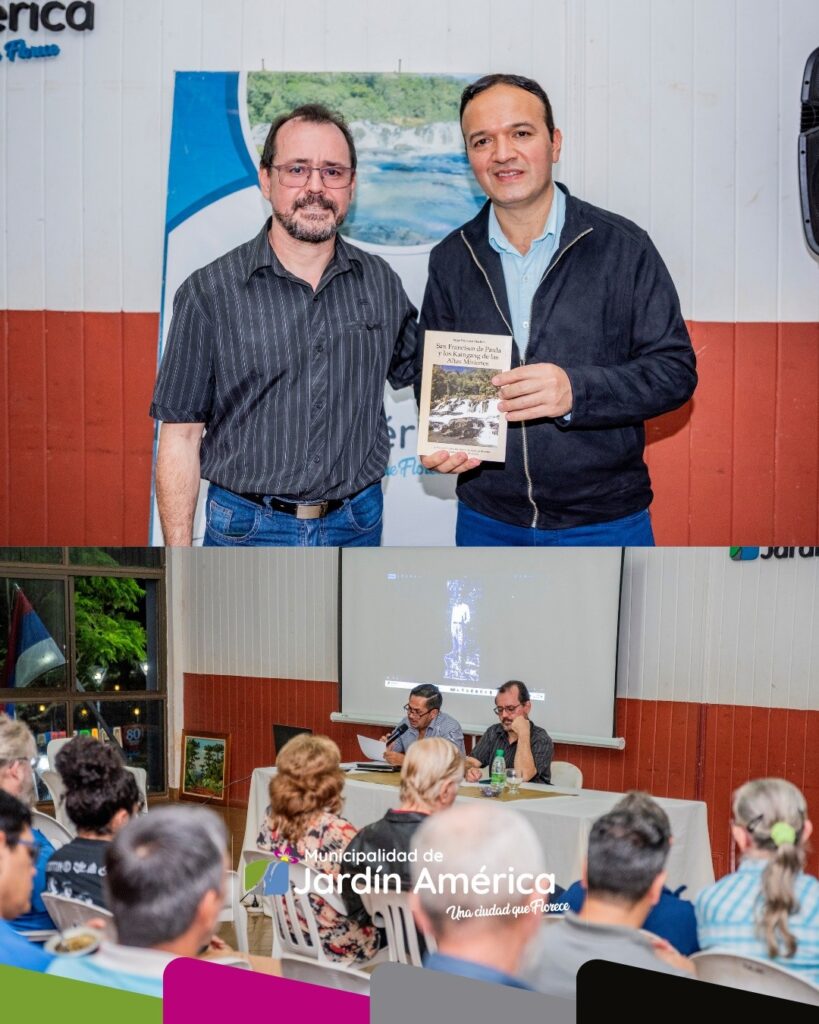 Con una importante participación de vecinos, se llevó adelante la charla “Utopías trazadas en hojas cuadriculadas”, una propuesta que buscó conmemorar el 80° aniversario de Jardín América desde una mirada literaria e histórica