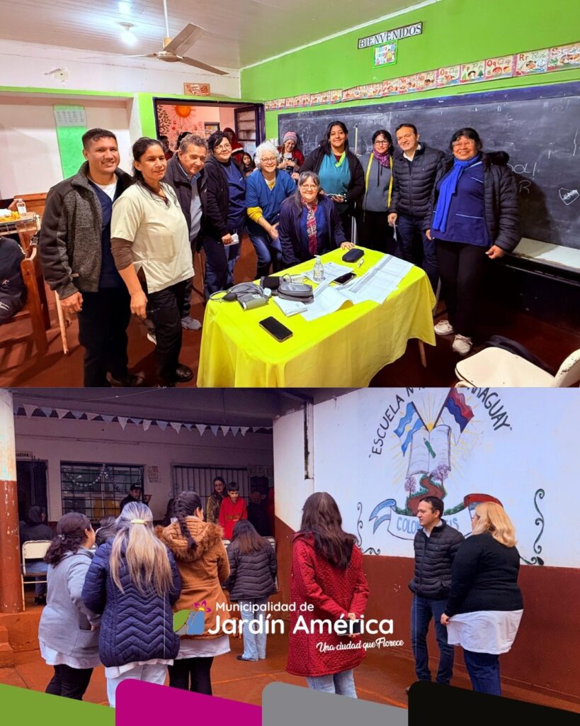 Con todos los servicios del programa La Muni en Tu Barrio, llegamos hoy a la Escuela N.º 433 de Colonia Oasis, acercando atención, asesoramiento y acompañamiento a las familias de la comunidad