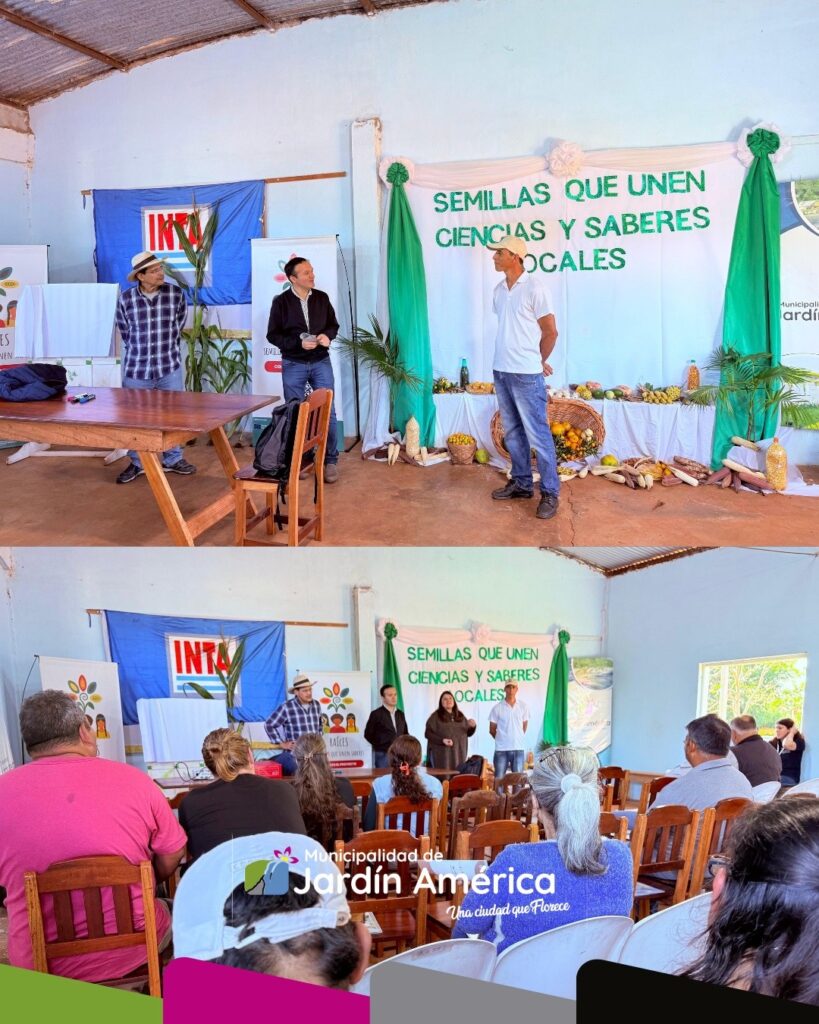 Participamos del Taller de Fitomejoramiento Evolutivo EPB en Misiones, realizado por el INTA junto al Área del Agro Municipal en el SUM de Colonia Oasis