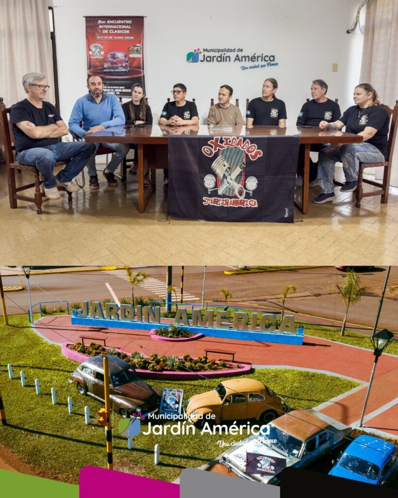 Se realizó la invitación oficial al gran encuentro de vehículos clásicos y personalizados que tendrá lugar los días 13 y 14 de junio de 2026 en el Polideportivo Municipal