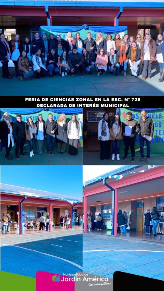 Acompañamos la Feria de Ciencias, Arte y Tecnología Zonal 2026 en la Escuela N.° 728, donde hicimos entrega de la Declaratoria de Interés Municipal