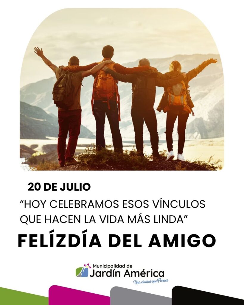 Hoy celebramos esos vínculos que hacen la vida más linda, que nos acompañan en cada momento y que se convierten en parte de nuestro camino