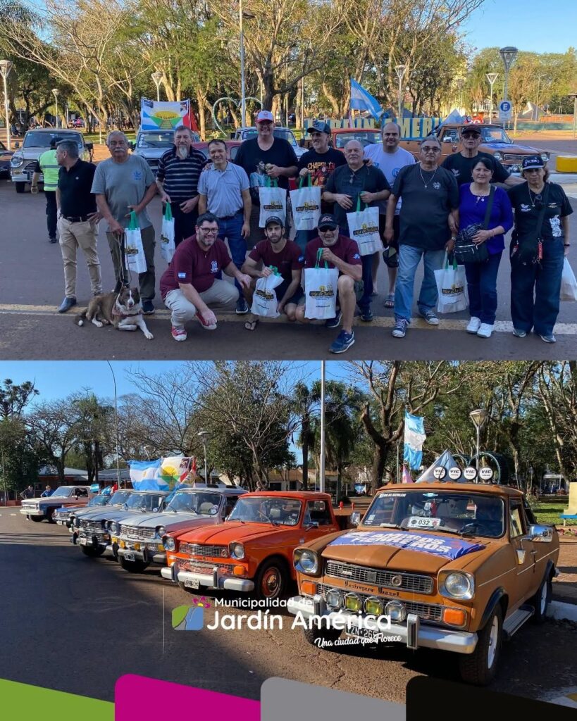 Recibimos a los amigos fierreros que llegaron desde distintos puntos del país a bordo de sus vehículos antiguos