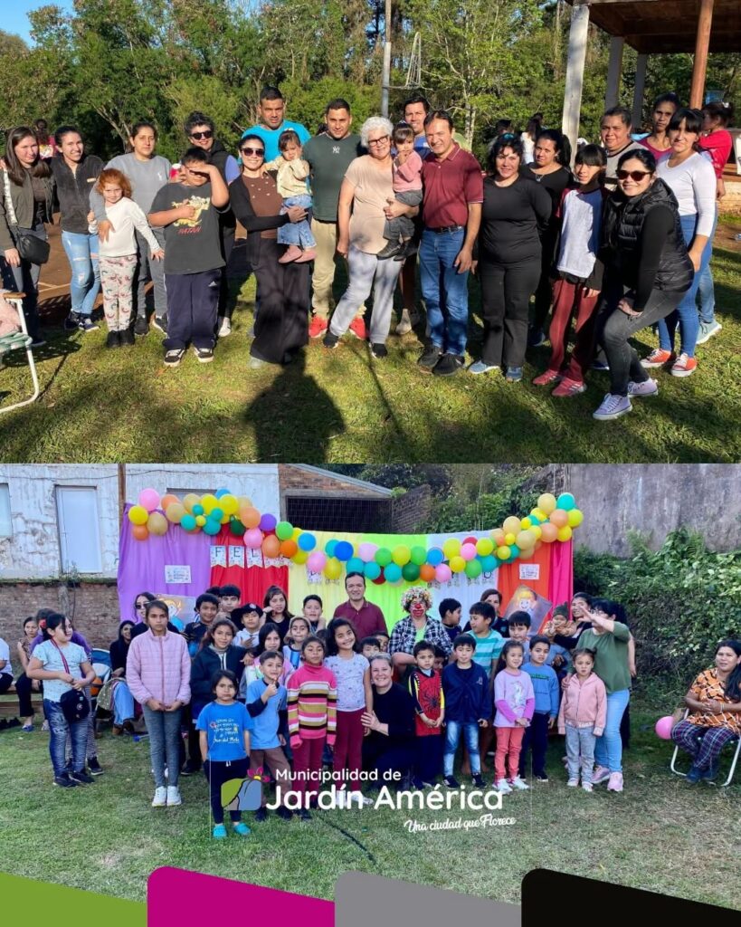 La alegría y las sonrisas fueron protagonistas de una jornada muy especial para los más pequeños. En el Barrio El Ceibo, las familias se reunieron para compartir una tarde de juegos, actividades y diversión