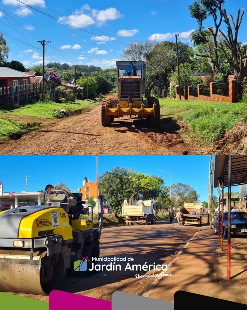 Continuamos con los trabajos de mantenimiento y mejoramiento de calles en distintos sectores de nuestra ciudad
