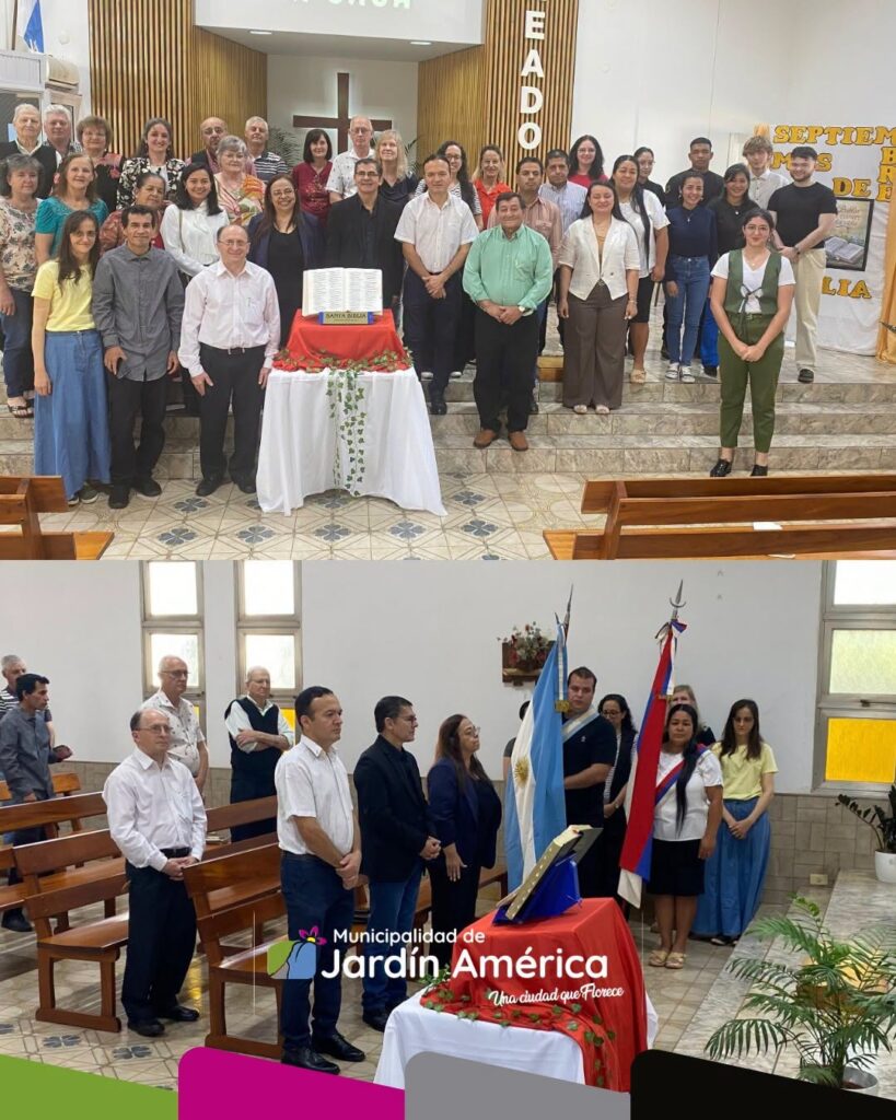 Compartimos una emotiva jornada en el marco del Mes de la Biblia, con un acto conmemorativo realizado en la Iglesia Evangélica Congregacional Ministerio Sion