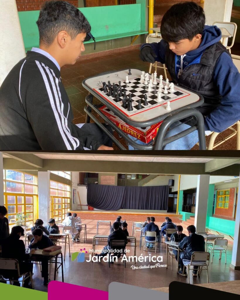 Acompañamos una nueva edición del Torneo Intercolegial de Ajedrez, que se desarrolla en la Escuela Superior de Comercio N.º 2, con la participación de jóvenes apasionados por este deporte
